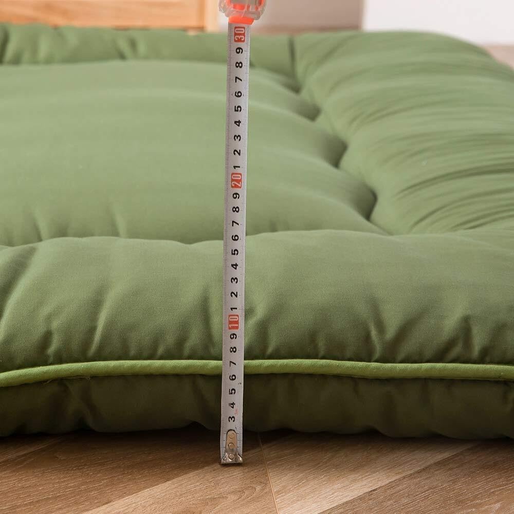 Cozy Rest Japanese Floor Mattress – Thick Foldable Futon Sleeping Pad & Roll-Up Guest Bed for Adults & Kids
