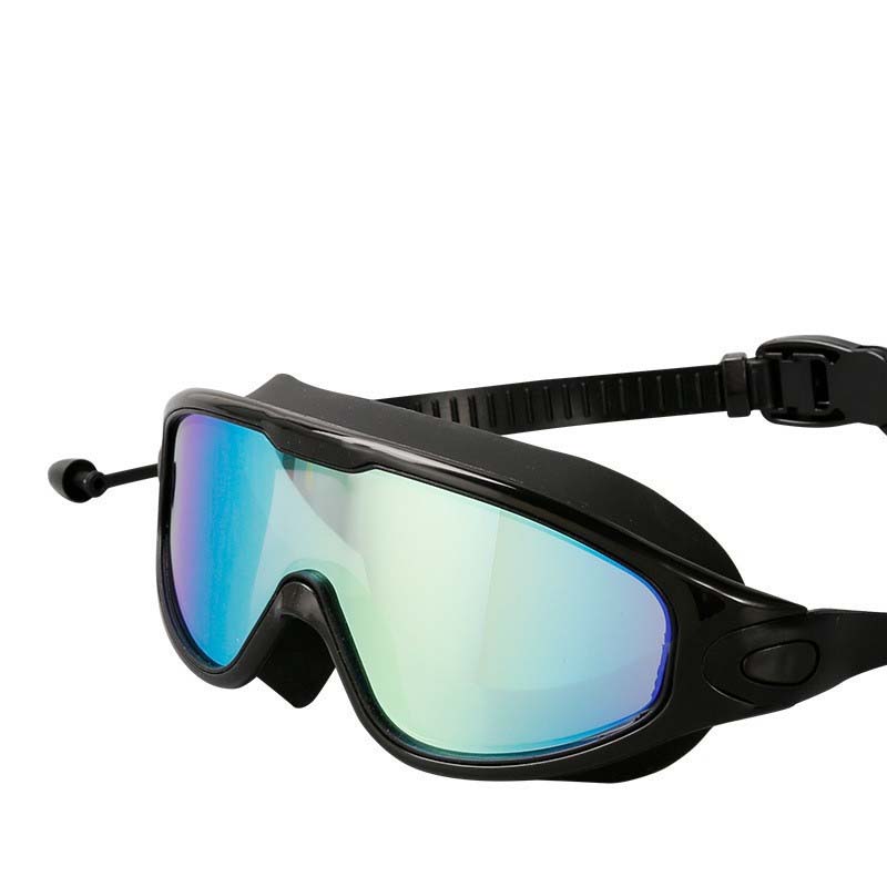 Wide-View Anti-Fog Swim Goggles for Adults – Leak-Proof UV Swimming Goggles with Adjustable Comfort Strap