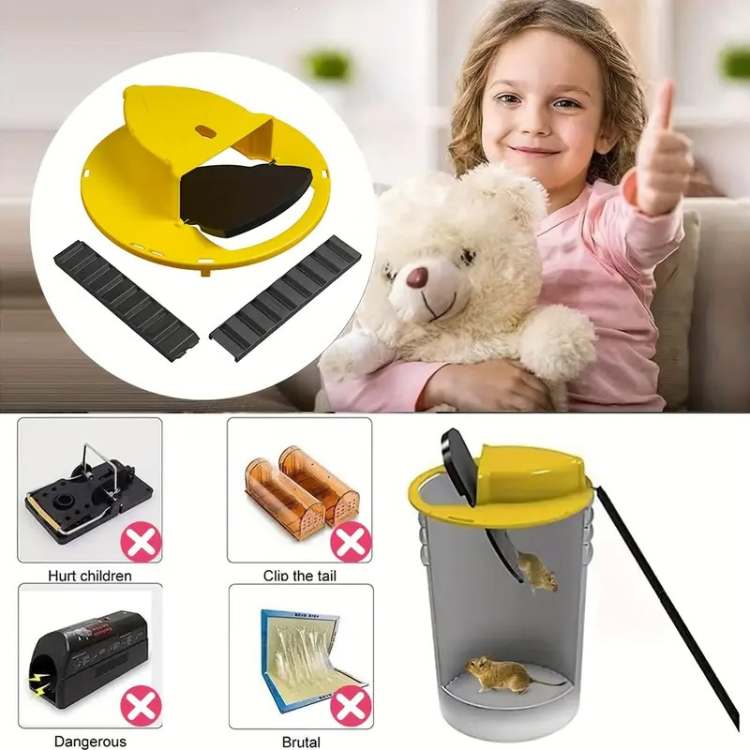 Touchless Multi-Catch Mouse Trap | Pet Safe Indoor Rodent Control