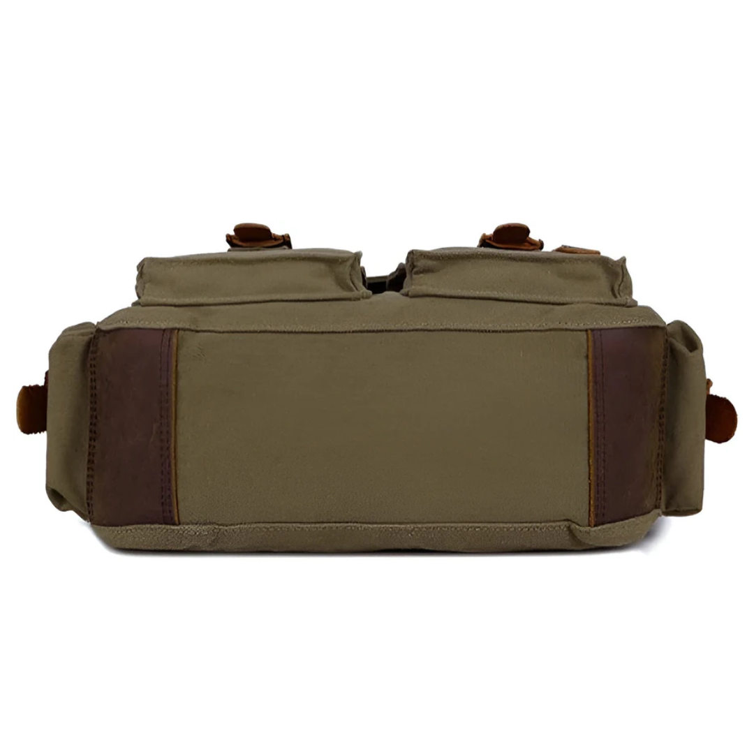 Men's Canvas Crossbody Bag | Vintage Messenger & Commuter Sling