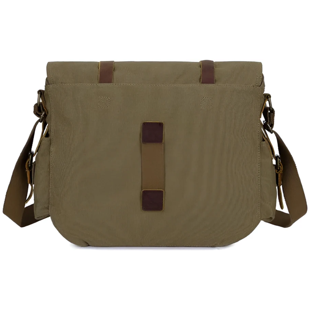 Men's Canvas Crossbody Bag | Vintage Messenger & Commuter Sling