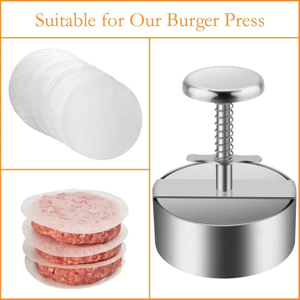 Manual Burger Press – Non-Stick Aluminum Hamburger Patty Maker for Grilling, BBQ & Meal Prep