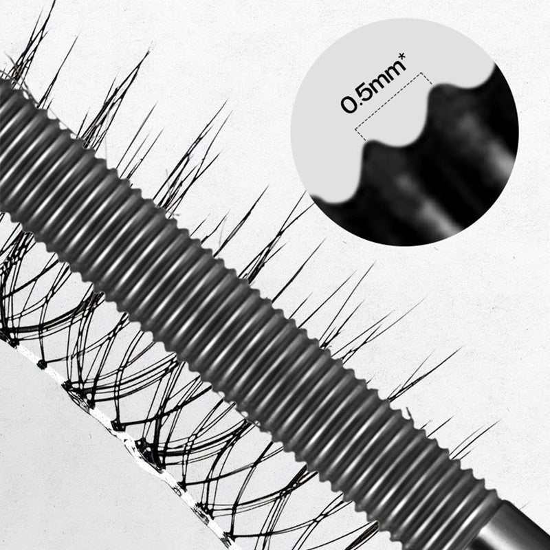 3D Curling Fiber Mascara with Metal Brush – Waterproof, Long-Lasting Volume & Lift for Every Lash
