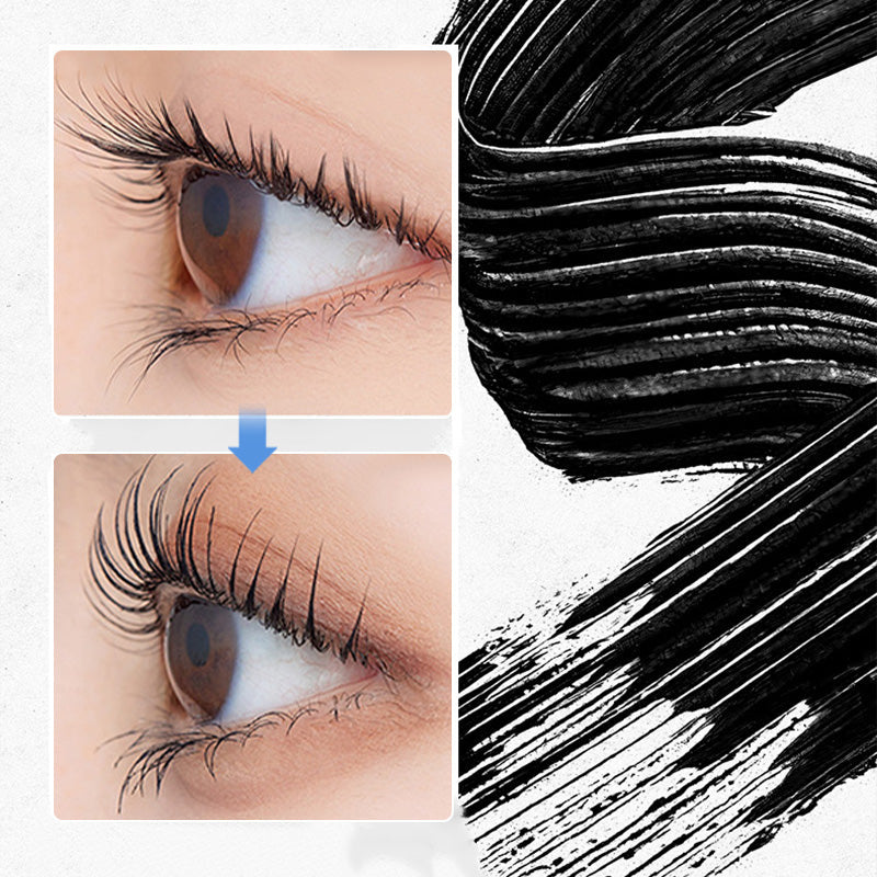 3D Curling Fiber Mascara with Metal Brush – Waterproof, Long-Lasting Volume & Lift for Every Lash