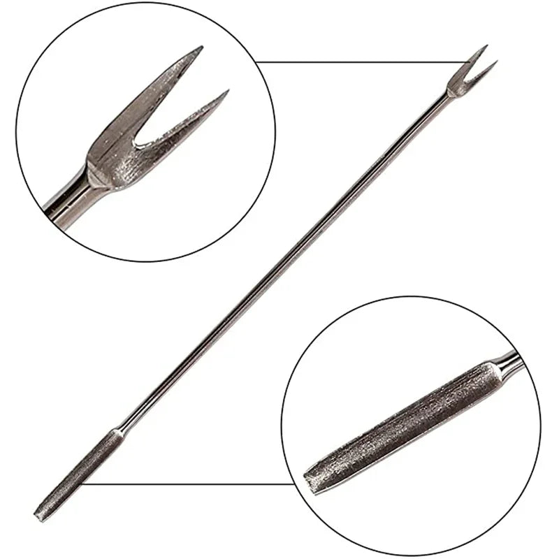 Stainless Steel Seafood Tool Set | Crab Crackers and Lobster Forks Kit