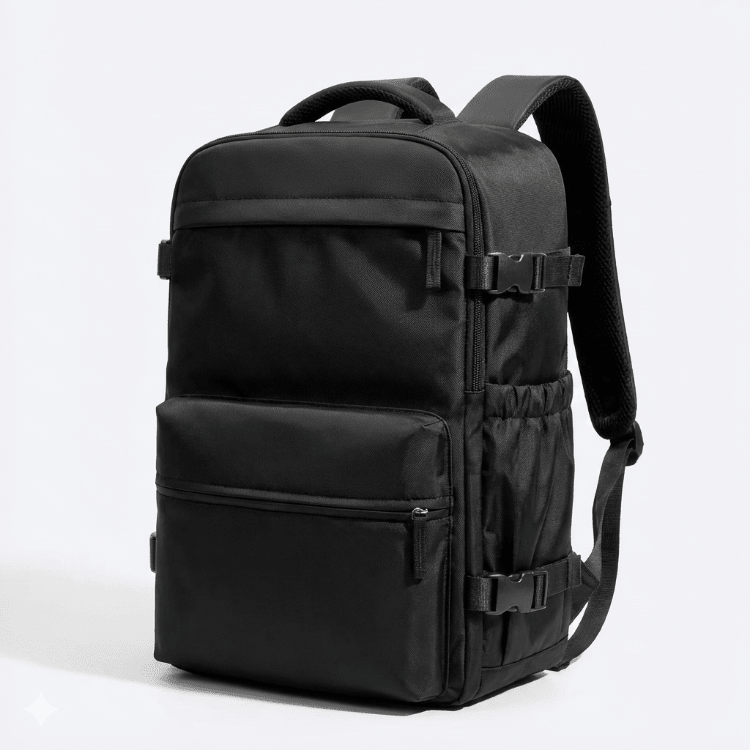Vacuum Compression Travel Backpack | Airline Personal Item & Pump
