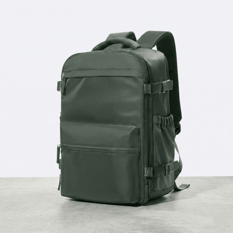 Vacuum Compression Travel Backpack | Airline Personal Item & Pump