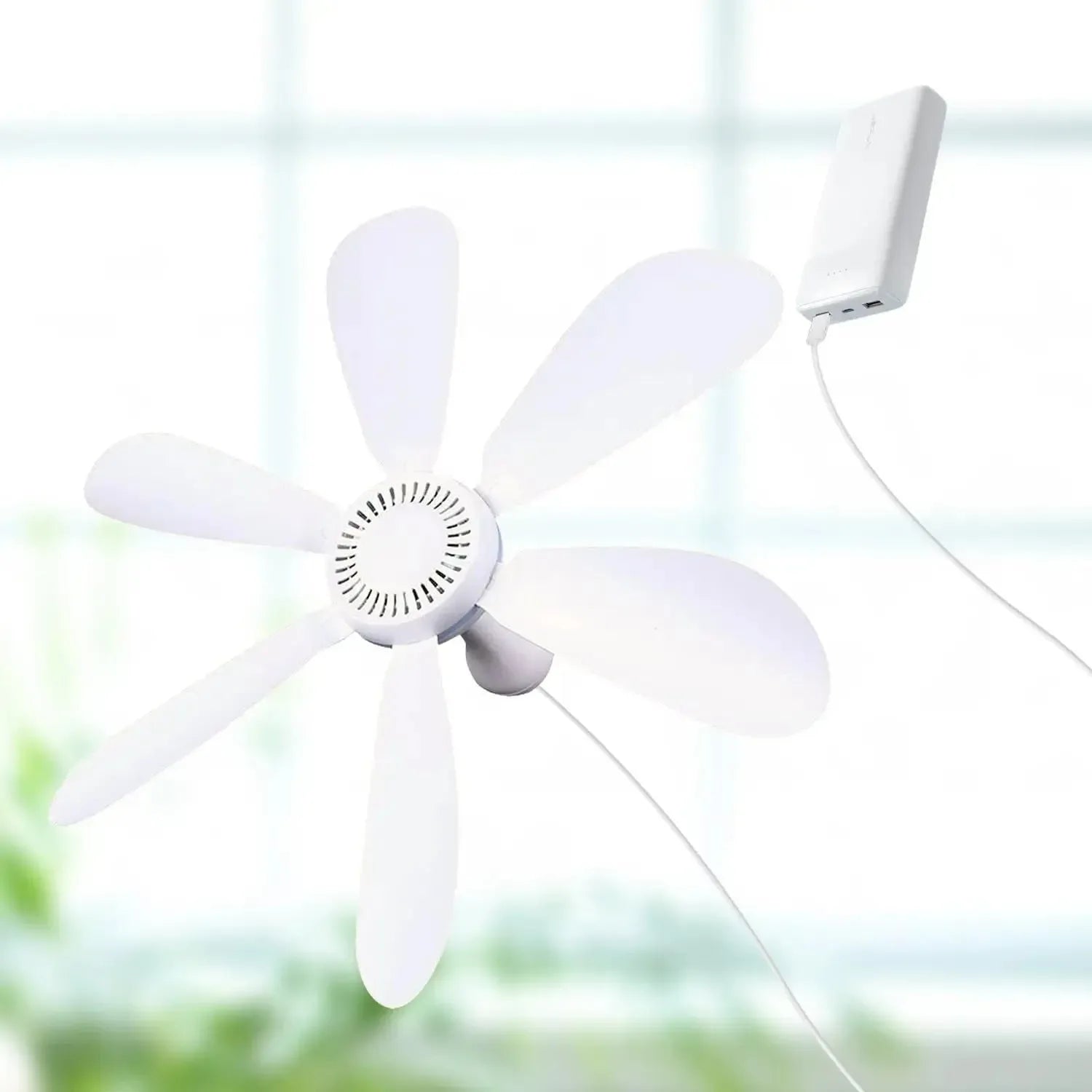 Portable ceiling fan for camping