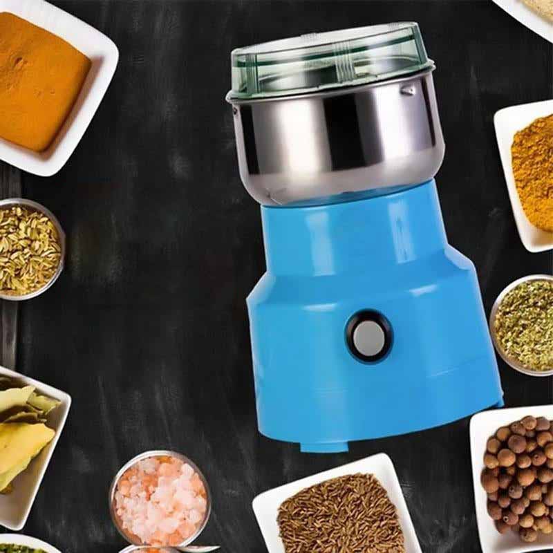 TurboGrind Electric Spice & Grain Mill – High-Speed Stainless Steel Grinder for Coffee, Herbs, Nuts & More