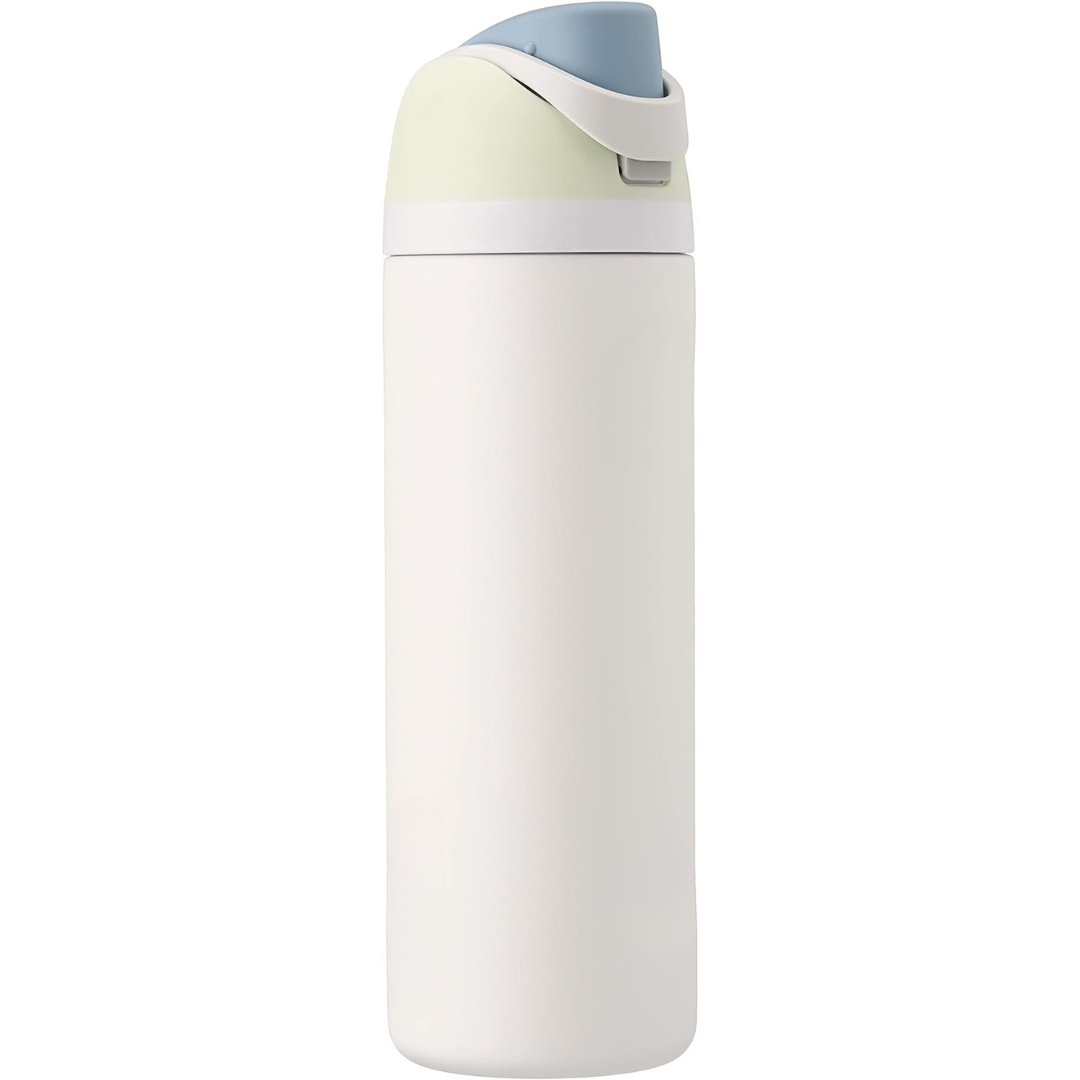 Insulated Stainless Steel Water Bottle with Integrated Straw – Leakproof Hot & Cold Vacuum Flask in Ten Colours