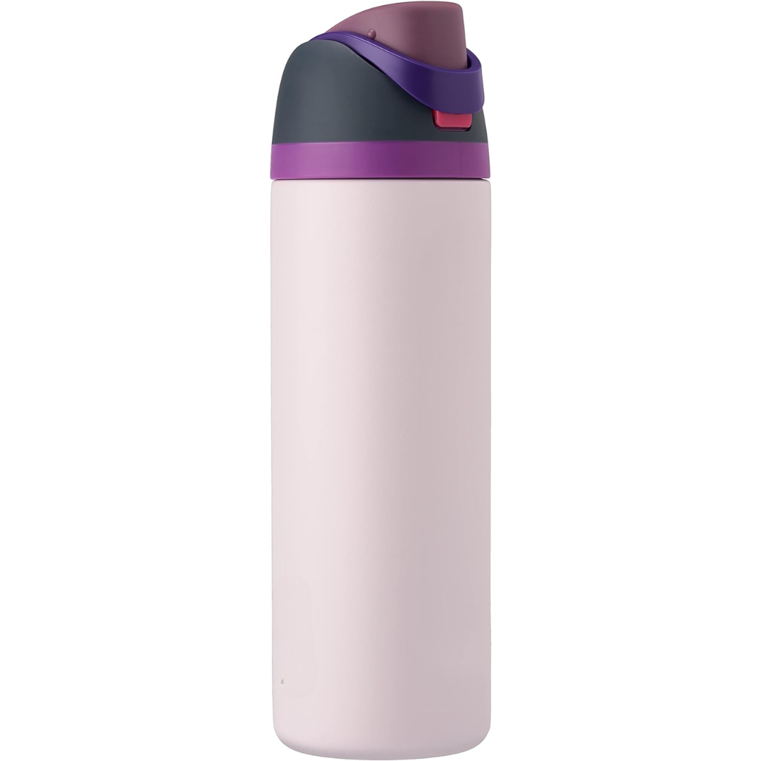 Insulated Stainless Steel Water Bottle with Integrated Straw – Leakproof Hot & Cold Vacuum Flask in Ten Colours
