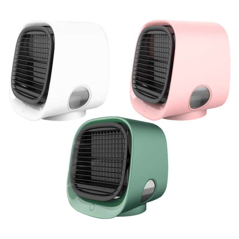 Mini air cooler fan detail view