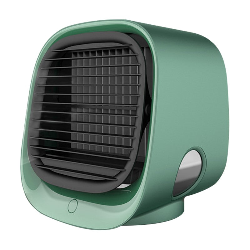 Mini air cooler fan in green