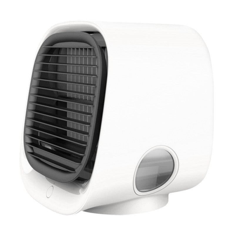 Mini air cooler fan in white