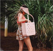 Washable EVA Beach Tote Bag with Vent Holes – Waterproof Sand-Free Carryall for Pool, Travel & Market Days
