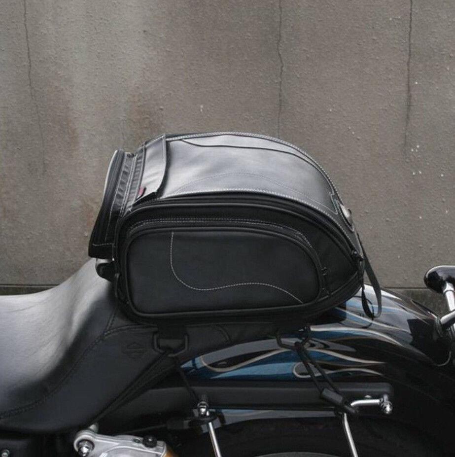 Motorcycle Tail Bag | Expandable Water-Resistant Rear Seat Luggage