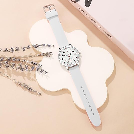 Waterproof Silicone Nurse Watch with Second Hand for Medical Professionals