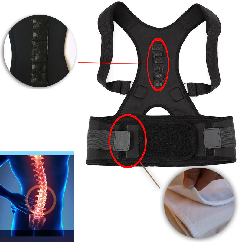 Adjustable Back Support Posture Brace – Comfortable Shoulder & Spine Alignment Support for Daily Wear