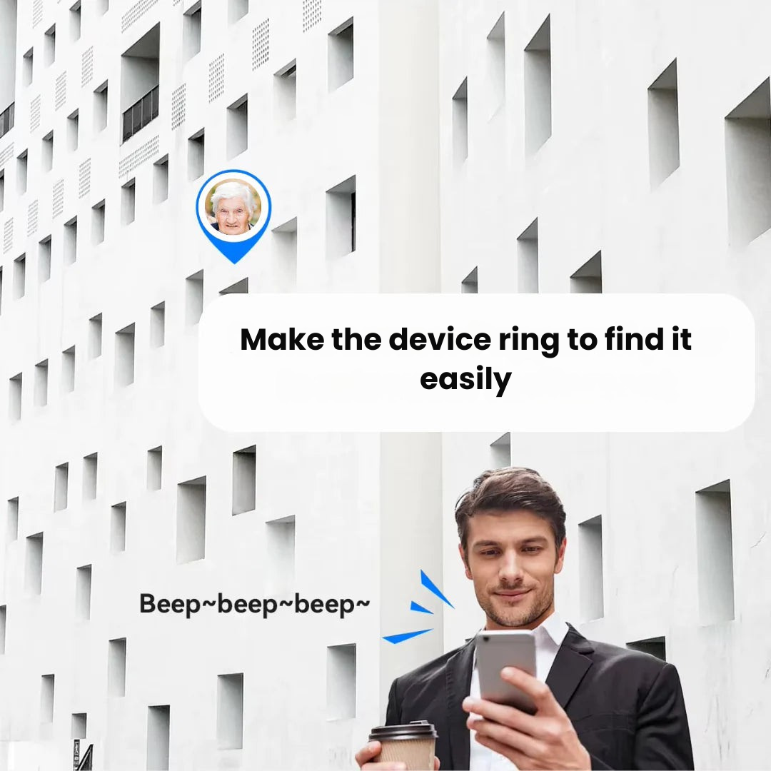 Real-Time GPS Tracker & Personal Item Finder – Waterproof Locator with No Subscription Fees for Keys, Bags & More