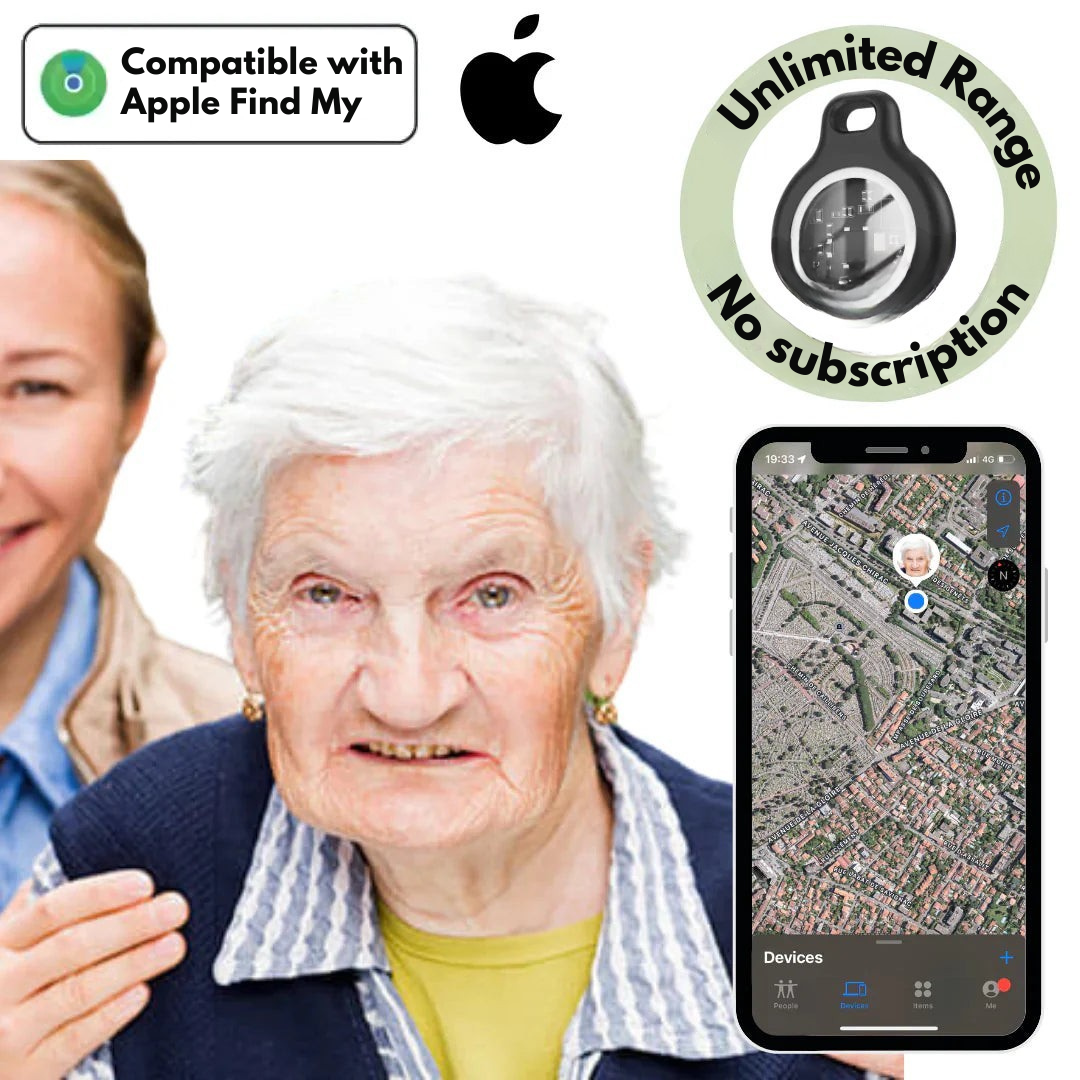 Real-Time GPS Tracker & Personal Item Finder – Waterproof Locator with No Subscription Fees for Keys, Bags & More