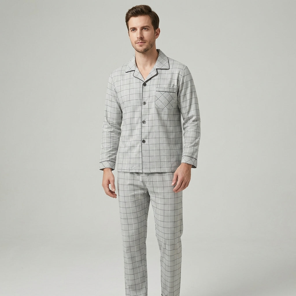Plaid Lounge Set