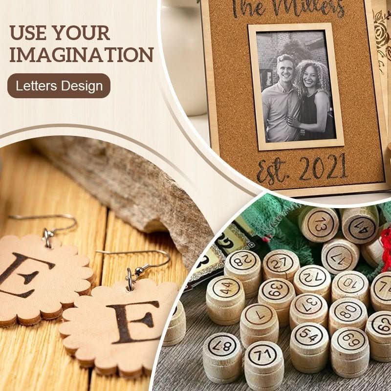 Versatile Woodburning & Engraving Tool Kit with Adjustable Temperature – Complete DIY Pyrography Set for Wood, Leather & Metal