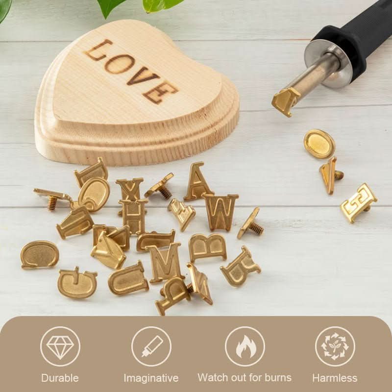 Versatile Woodburning & Engraving Tool Kit with Adjustable Temperature – Complete DIY Pyrography Set for Wood, Leather & Metal