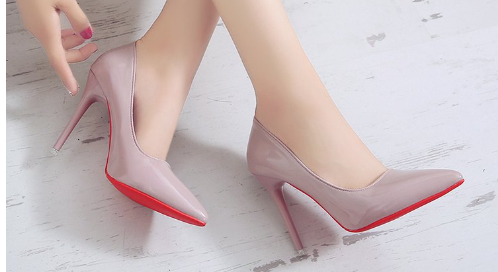 Elegant Platform Stiletto Pumps for Women – Pointed-Toe High Heels with Smooth Finish in Three Heel Heights