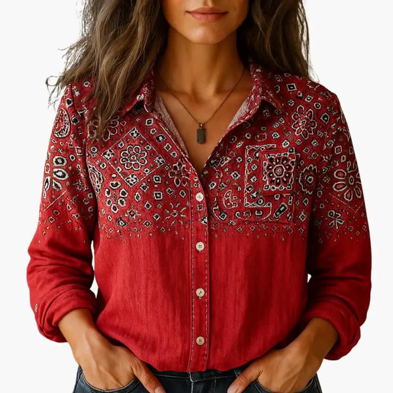 Timeless Classic Button-Down Shirt for Women – Crisp Long Sleeve Blouse for Office, Layering & Weekend Style
