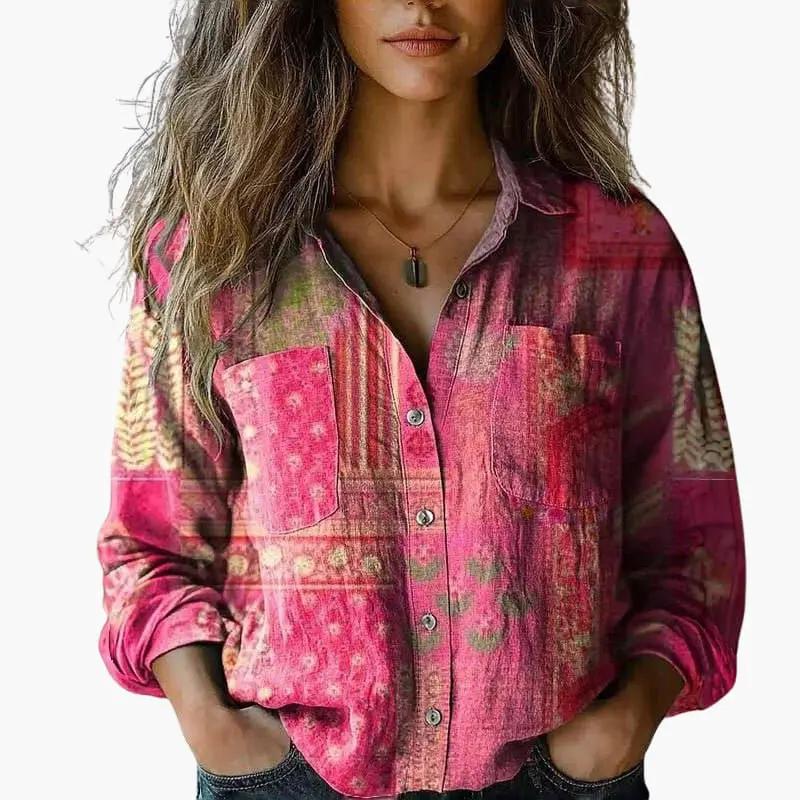 Timeless Classic Button-Down Shirt for Women – Crisp Long Sleeve Blouse for Office, Layering & Weekend Style