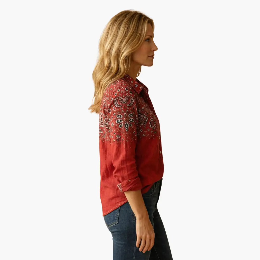 Timeless Classic Button-Down Shirt for Women – Crisp Long Sleeve Blouse for Office, Layering & Weekend Style