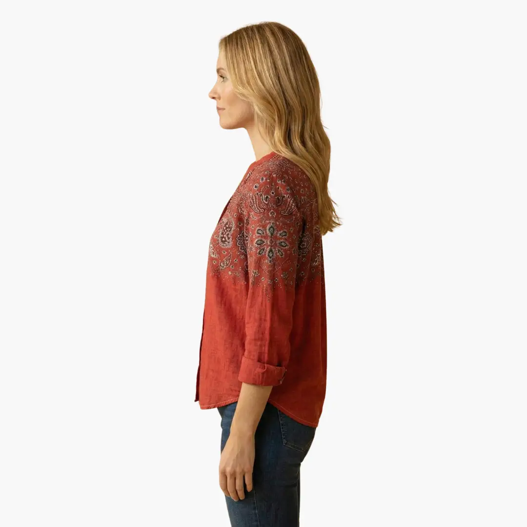 Timeless Classic Button-Down Shirt for Women – Crisp Long Sleeve Blouse for Office, Layering & Weekend Style