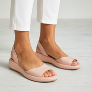 Effortless Open-Toe Slingback Flat Sandals for Women – Breathable Adjustable Summer Shoes in 5 Colors