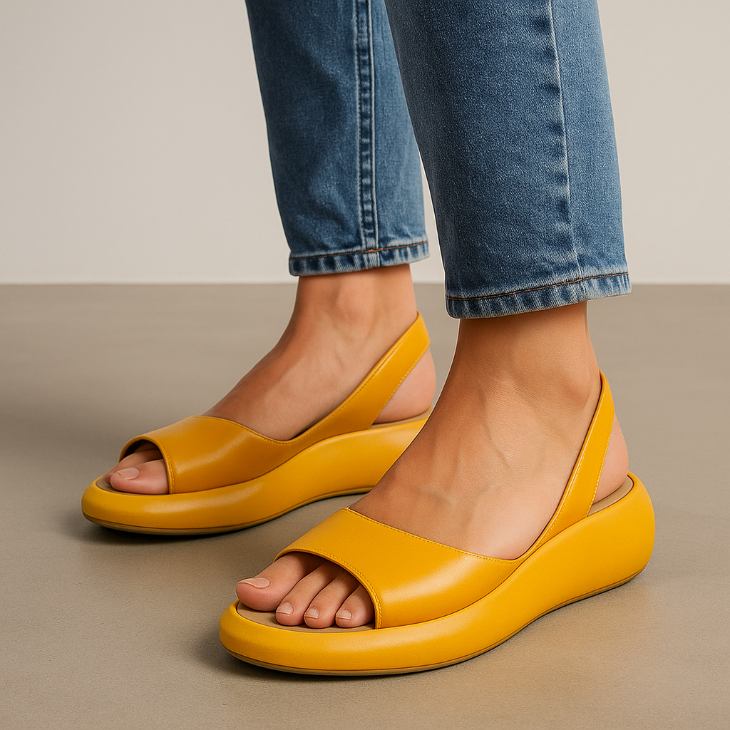 Effortless Open-Toe Slingback Flat Sandals for Women – Breathable Adjustable Summer Shoes in 5 Colors